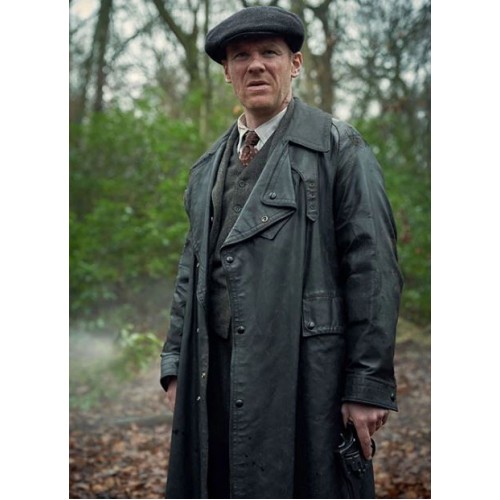 Brian Gleeson Peaky Blinders Leather Trench Coat
